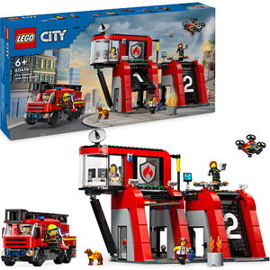 LEGO City Brandstation med brandbil 60414