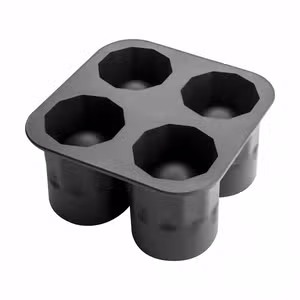 Køb Isterningeform - Shotglas fra Mixology by CASA Living L 12 cm - Silikone - Sort | Imerco