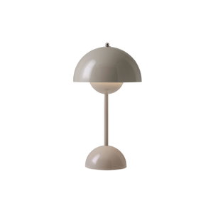 Flowerpot VP9 Portable Table Lamp, grey beige