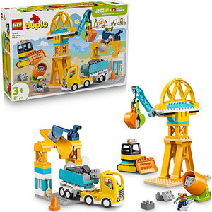 LEGO DUPLO By 3-i-1 Byggeplads med køretøjer 10476 LEGO DUPLO By 3-i-1 Byggeplads med køretøjer 10476