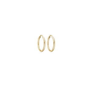 Creoler, 14 karat guld, 15 mm fra Støvring Design Creoler, 14 karat guld, 15 mm fra Støvring Design