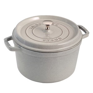 La Cocotte dyb støbejernsgryde 24 cm, hvid